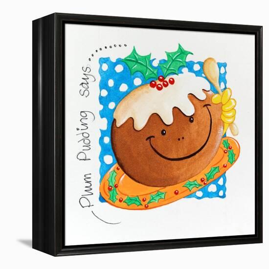 Christmas Pudding Square-Tony Todd-Framed Premier Image Canvas