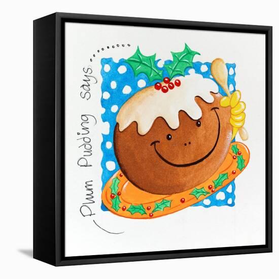 Christmas Pudding Square-Tony Todd-Framed Premier Image Canvas