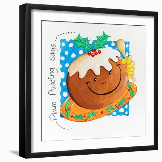 Christmas Pudding Square-Tony Todd-Framed Giclee Print