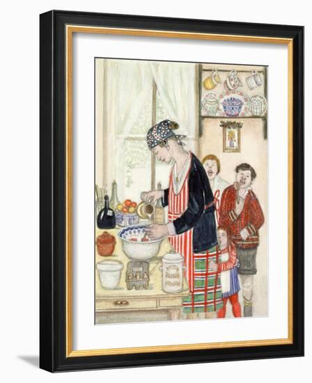 Christmas Pudding-Gillian Lawson-Framed Giclee Print