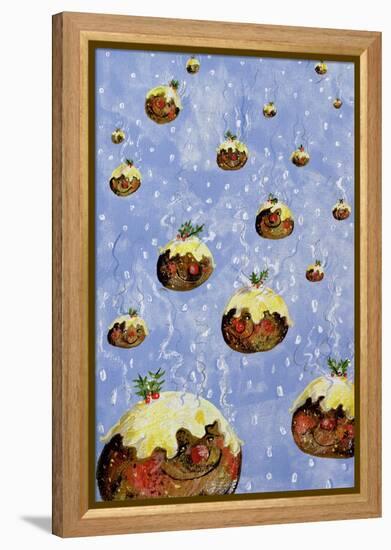 Christmas Puddings-David Cooke-Framed Premier Image Canvas