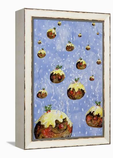 Christmas Puddings-David Cooke-Framed Premier Image Canvas