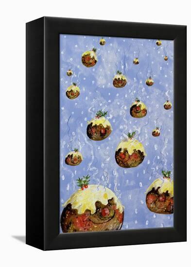 Christmas Puddings-David Cooke-Framed Premier Image Canvas