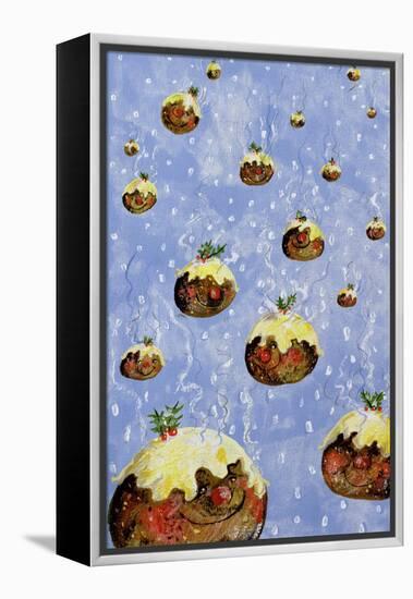 Christmas Puddings-David Cooke-Framed Premier Image Canvas