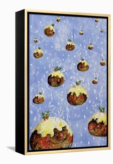 Christmas Puddings-David Cooke-Framed Premier Image Canvas