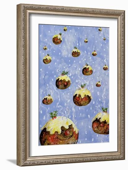 Christmas Puddings-David Cooke-Framed Giclee Print