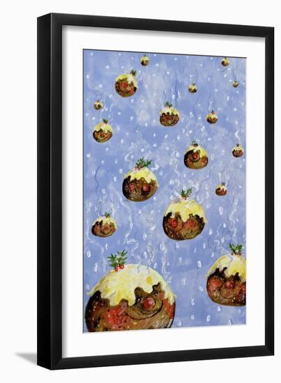 Christmas Puddings-David Cooke-Framed Giclee Print