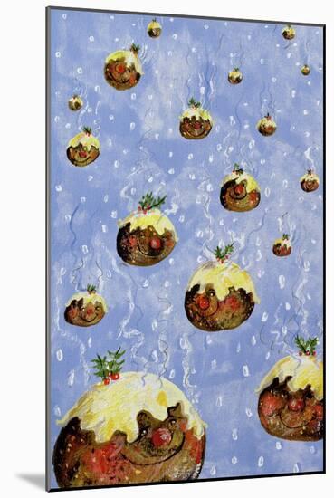 Christmas Puddings-David Cooke-Mounted Giclee Print