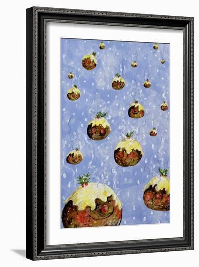 Christmas Puddings-David Cooke-Framed Giclee Print