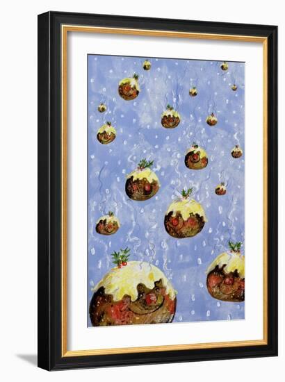 Christmas Puddings-David Cooke-Framed Giclee Print