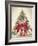 Christmas Puppies-MAKIKO-Framed Giclee Print