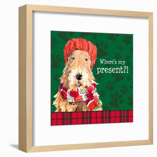 Christmas Puppy I-Lanie Loreth-Framed Art Print