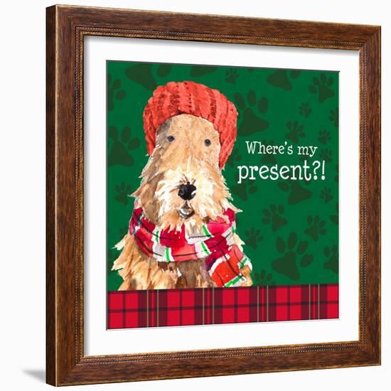 Christmas Puppy I-Lanie Loreth-Framed Art Print