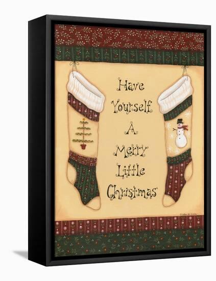 Christmas Quilts III-Debbie McMaster-Framed Premier Image Canvas