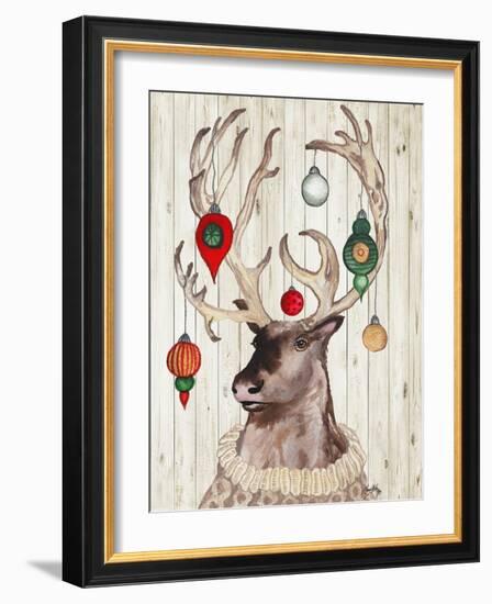 Christmas Reindeer I-Elizabeth Medley-Framed Art Print