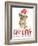 Christmas Retriever Puppy II-Lanie Loreth-Framed Art Print