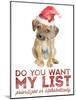 Christmas Retriever Puppy II-Lanie Loreth-Mounted Art Print