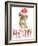 Christmas Retriever Puppy II-Lanie Loreth-Framed Art Print