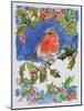 Christmas Robin, 1996-Diane Matthes-Mounted Giclee Print