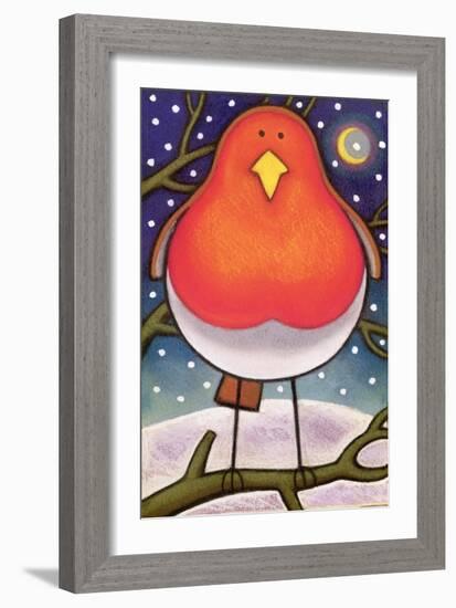 Christmas Robin, 1997-Cathy Baxter-Framed Giclee Print