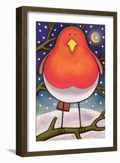 Christmas Robin, 1997-Cathy Baxter-Framed Giclee Print