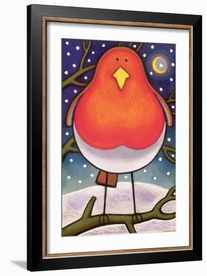 Christmas Robin, 1997-Cathy Baxter-Framed Giclee Print