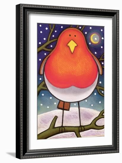 Christmas Robin, 1997-Cathy Baxter-Framed Giclee Print