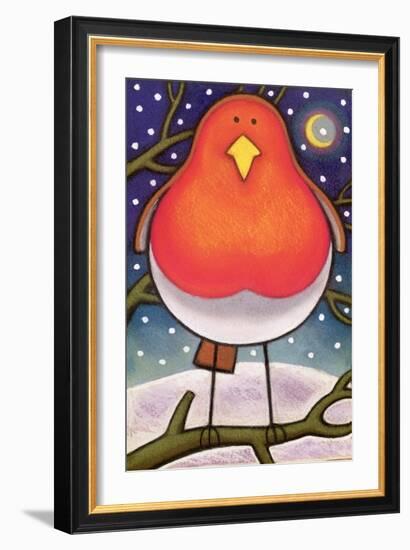 Christmas Robin, 1997-Cathy Baxter-Framed Giclee Print