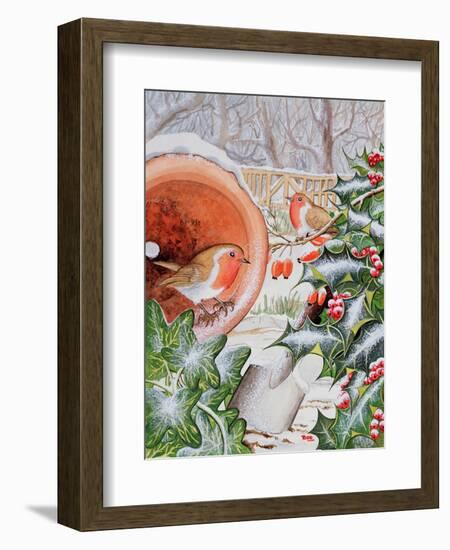 Christmas Robins-Tony Todd-Framed Giclee Print