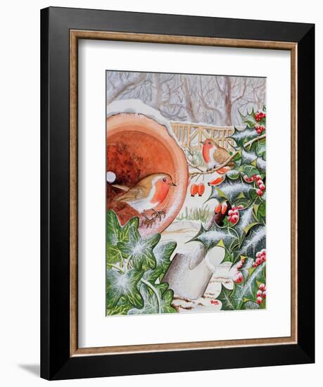 Christmas Robins-Tony Todd-Framed Giclee Print