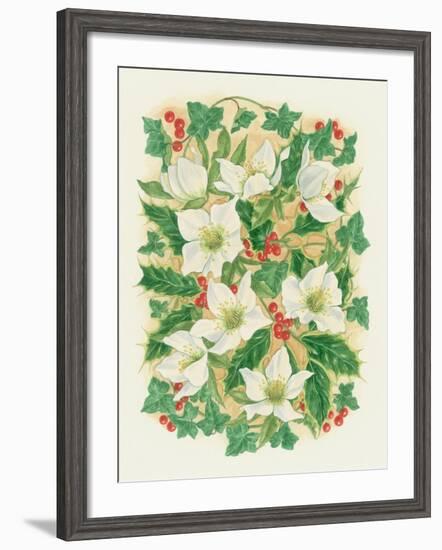 Christmas Roses, 1997-Linda Benton-Framed Giclee Print