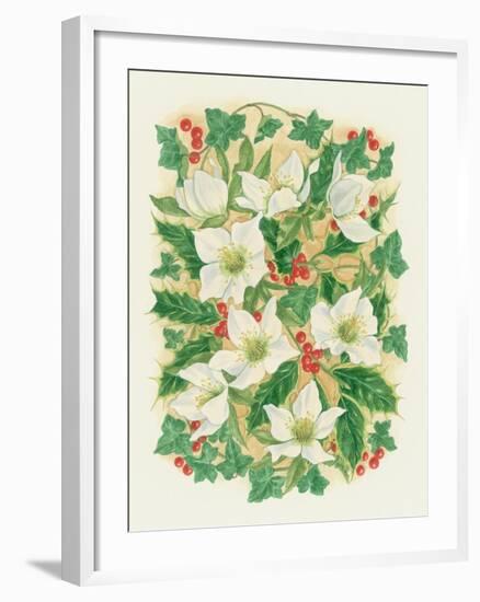 Christmas Roses, 1997-Linda Benton-Framed Giclee Print