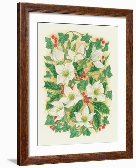 Christmas Roses, 1997-Linda Benton-Framed Giclee Print