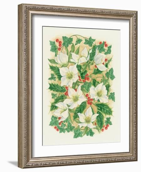 Christmas Roses, 1997-Linda Benton-Framed Giclee Print