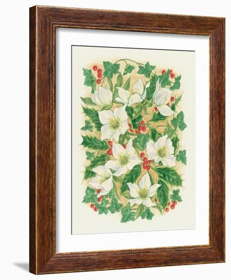 Christmas Roses, 1997-Linda Benton-Framed Giclee Print