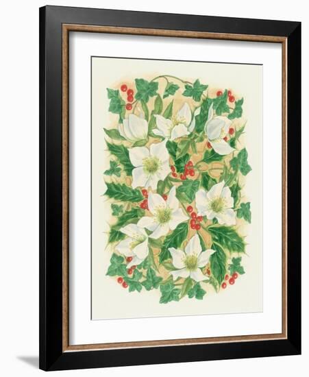 Christmas Roses, 1997-Linda Benton-Framed Giclee Print