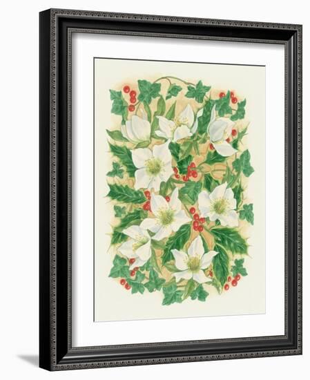 Christmas Roses, 1997-Linda Benton-Framed Giclee Print