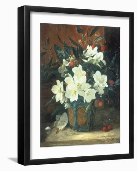 Christmas Roses-William Jabez Muckley-Framed Giclee Print