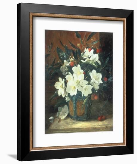 Christmas Roses-William Jabez Muckley-Framed Giclee Print