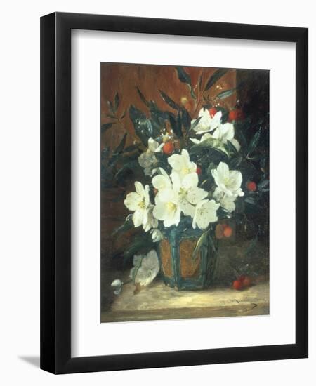 Christmas Roses-William Jabez Muckley-Framed Giclee Print