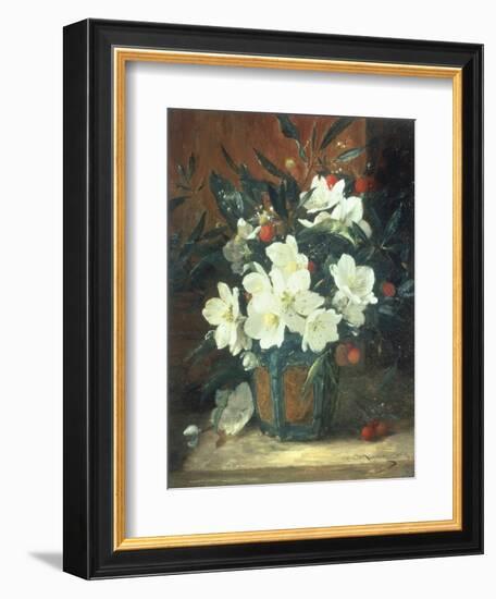 Christmas Roses-William Jabez Muckley-Framed Giclee Print