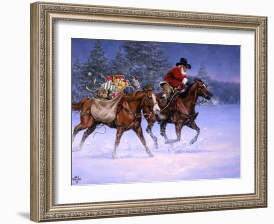 Christmas Rush-Jack Sorenson-Framed Art Print