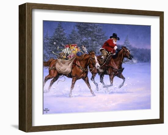 Christmas Rush-Jack Sorenson-Framed Art Print