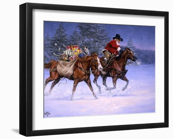 Christmas Rush-Jack Sorenson-Framed Art Print