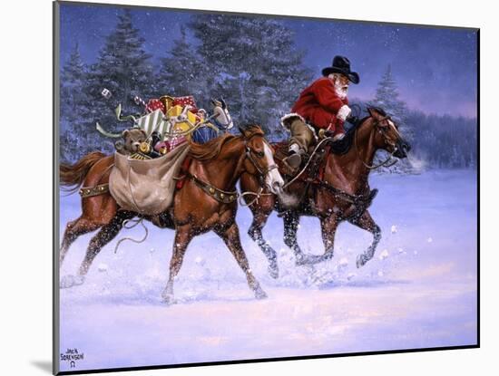 Christmas Rush-Jack Sorenson-Mounted Art Print