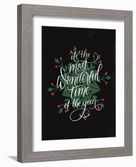 Christmas Sayings IV-Becky Thorns-Framed Art Print