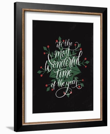 Christmas Sayings IV-Becky Thorns-Framed Art Print