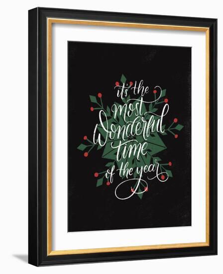 Christmas Sayings IV-Becky Thorns-Framed Art Print