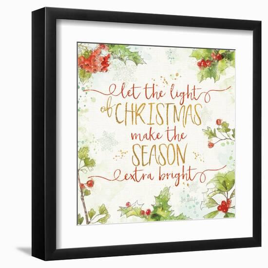 Christmas Sentiments II-Katie Pertiet-Framed Art Print