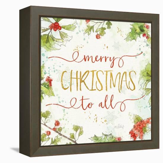 Christmas Sentiments IV-Katie Pertiet-Framed Stretched Canvas